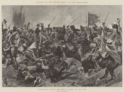 Slagen van het Britse leger, Malplaquet door Richard Caton Woodville junior